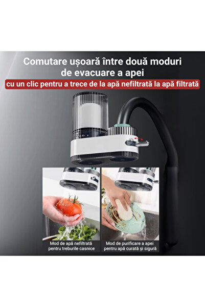 Prime Goodies Faucet Water Filter, Bathroom, Activated Carbon, Adapters for Multiple Faucet Types