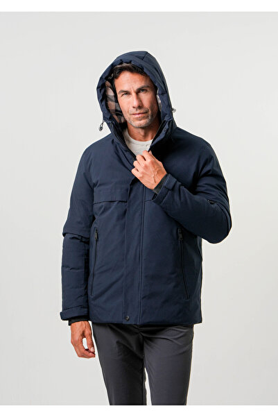 PIQUE Ανδρικό παλτό με κουκούλα Αδιάβροχο ανδρικό παλτό αντιανεμικό