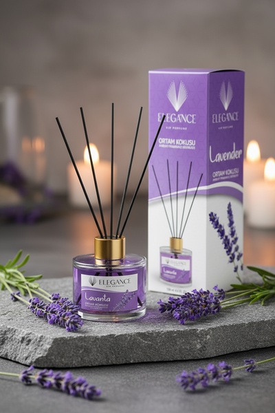 Elegance vip Perfume Lavanta Bambu Cubuklu Ortam Ve Oda Kokusu (130 Ml)