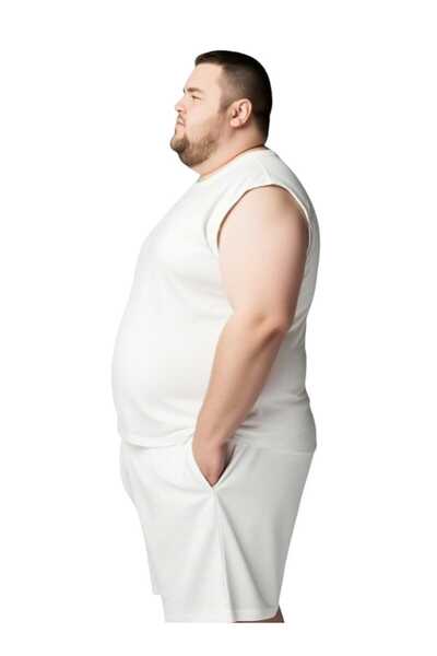 sngl Men's Large Size Oversize Zero Sleeve T-Shirt 3XL 4XL 5XL 6XL 7XL 8XL 9XL