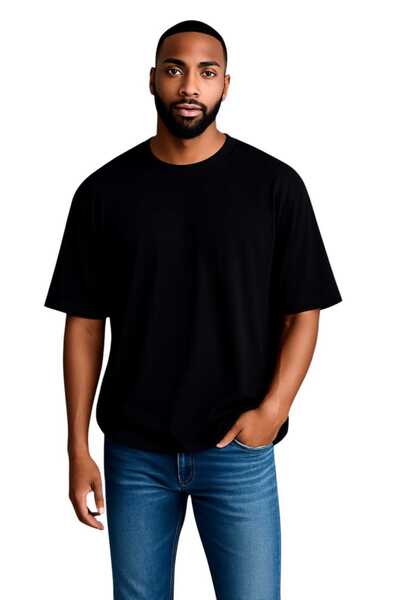 sngl Erkek 30/1 Penye %100 Pamuk Oversize Tişört S-M L-XL-XXL