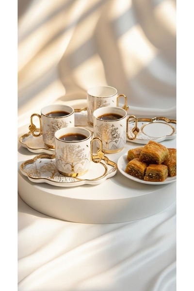 Generic Tea or cappuccino cups and saucers set
