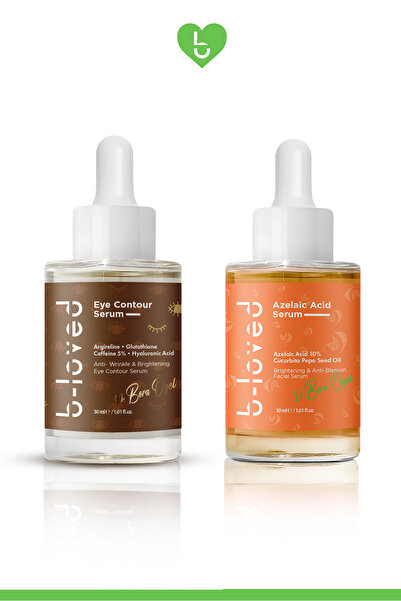 b-loved Kırışıklık ve Leke Karşıtı Göz Çevresi 2'li Cilt Bakım Seti Argireline, Glutathione Caffeine 5%