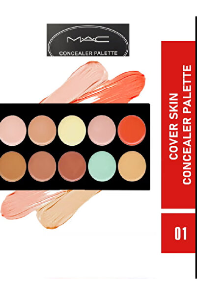 Dunaysir Profeyonel Makyaj Kapatıcı Concealer CC Krem Aydınlatıcı Highlighter Palet10 LU