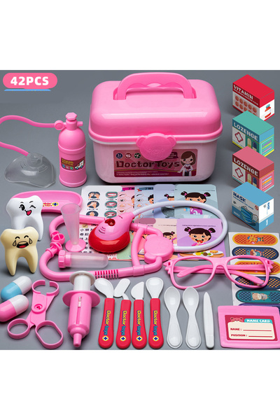 Choice 42pcs Children Doctor Play Set Simulation Nurse Toy Doctor Accessories for Kids Home Play Toys Docto