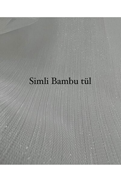 Store Taçhome SİMLİ BAMBU tül perde