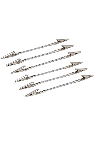 Choice 6 قطع، 1/2/3 قطع، مشبك معدني مزدوج الرأس، مشبك لفافة طارد البعوض، مشبك...