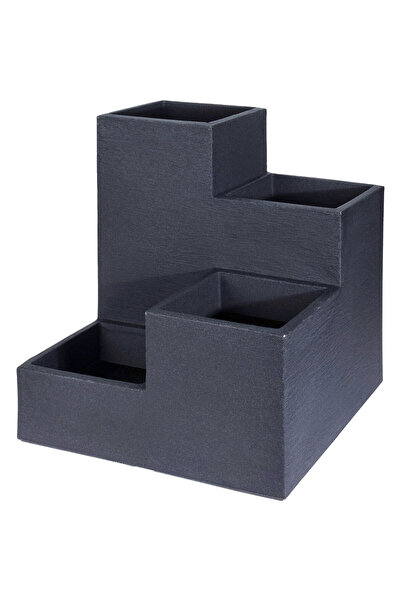 Homelux Suport de oală, 53X53X60 cm, polietilenă, gri