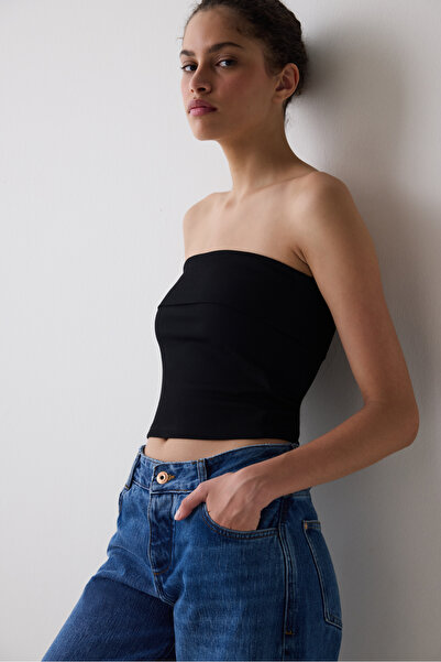 Penti Foldable Bandeau Black Top