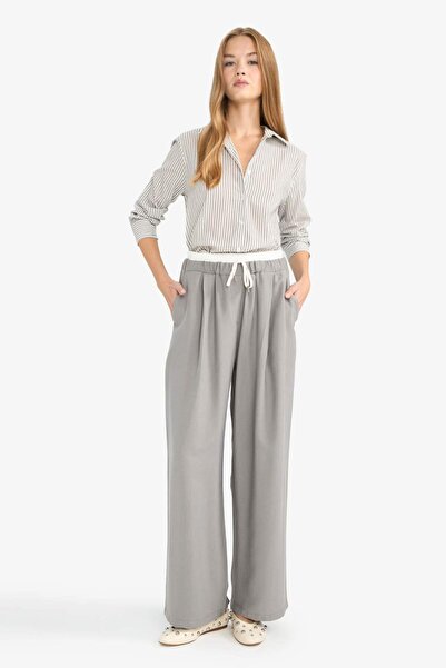 DeFacto Baggy Fit Double Pocket Regular Waist Standard Length Trousers G2870Ax25Au
