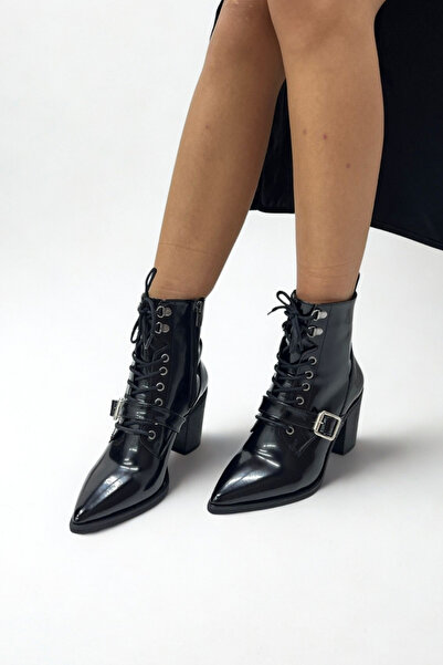 inizio Чорні низькі жіночі черевики GD81