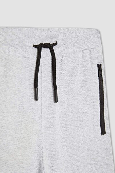 DeFacto Boy's Zippered Pique Basic Sweatpants B5755A824Sp
