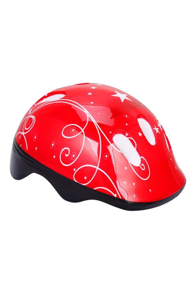 fulina 7PCS Kid Hat and Knee Pad Set,Shock Resistant Adjustable Hat Protection Gear,for Skateboard Cycling