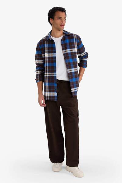 DeFacto Barrel Fit Wide Straight Leg Pocket Pants F7975Ax25Au