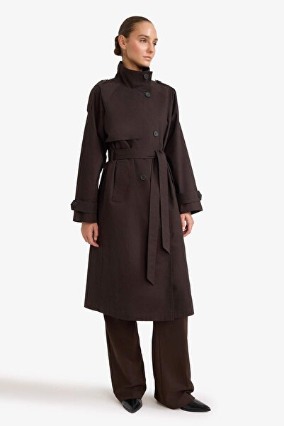 DeFacto Regular Fit Pamuklu Trençkot F5519AX25AU