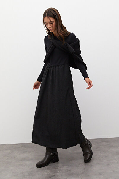 urban focus Backless Combination Dress