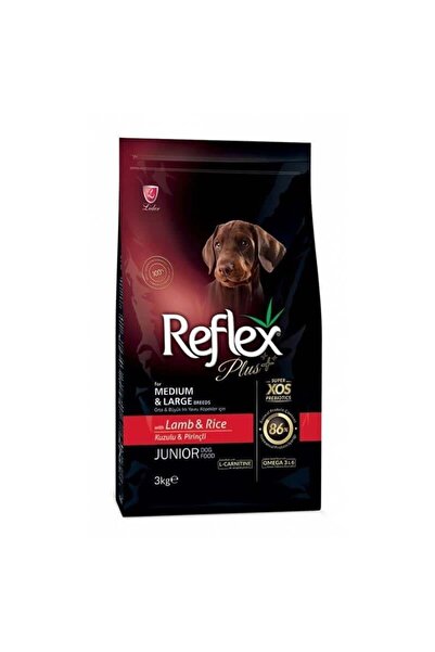 Reflex Plus Kuzulu Pirinçli Yavru Köpek Maması 3 Kg