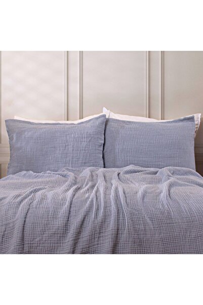 Püskül Tekstil Πολυτελής Μουσελίνα Μαξιλαροθήκη 2 τεμαχίων - 100% Βαμβάκι 4 στρώσεων Υψηλής Ποιότητας Σετ Μαξιλαροθήκες Μουσελίνας