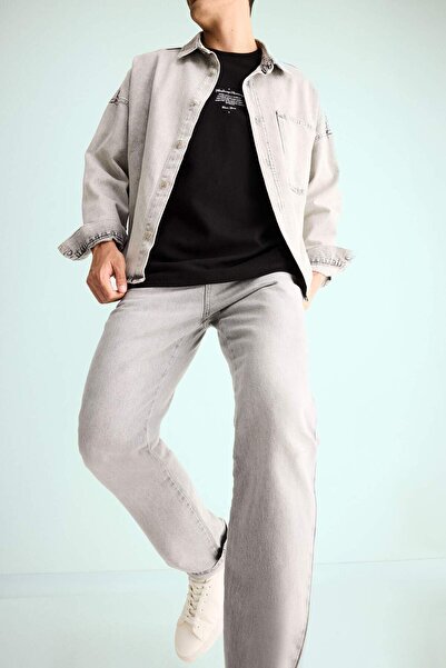 DeFacto Straight Fit Straight Leg Jeans G1285Ax25Au