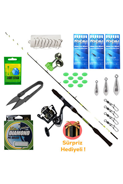 Fujin Ekstra Hassas Çupra Mercan Tam Takım Tekne Olta Seti