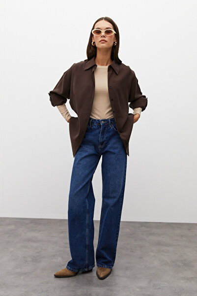 urban focus Apoletli Oversize Gömlek