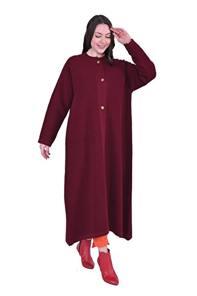 Invee V Knitwear Cap Bordo