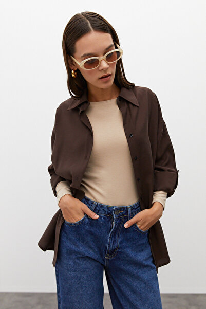 urban focus Apoletli Oversize Gömlek