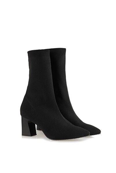 37Numara Çorap Bot Yazlık Kadın Ayakkabısı Küçük&büyük Numara Siyah Örgü