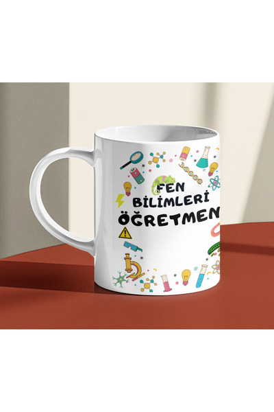 Nino Store Öğretmenler Gününe Özel Fen Bilimleri Branş Öğretmen Baskılı Hediy...