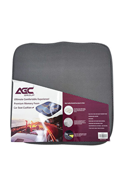 AGC Memory Foam Car Seat Cushion Ergonomic Support, Breathable Mesh Cover for...