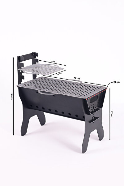 PLOVDİV TİCARET PORTATİF MANGAL ATEŞ KUTUSU KAMP MANGALI( 500 DERECE ISIYA DAYANIKLI BOYA 2 MM ÇELİK MANGAL)