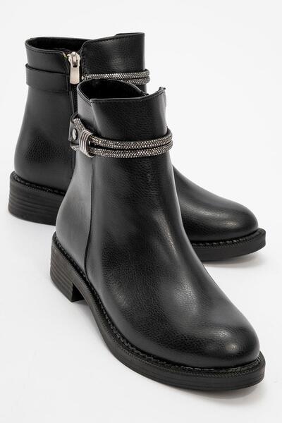 CCWAY AYAKKABI Γυναικεία ψηλοτάκουνα παπούτσια Stoned Daily σε μαύρο χρώμα