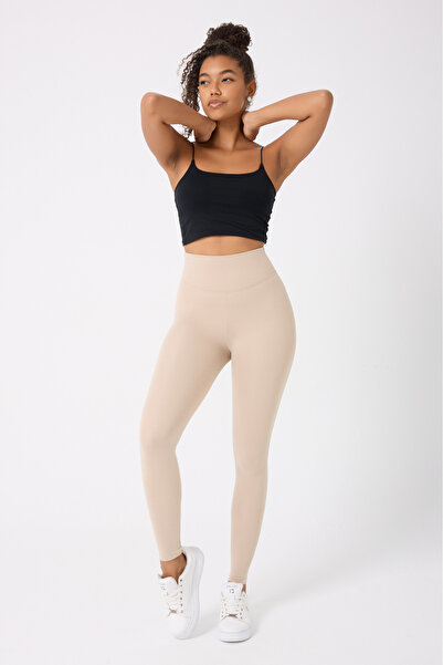 Myluvi Women's High Waist Lifting Effective Cupro Leggings Skin | Sports, Yoga, Running and Casual