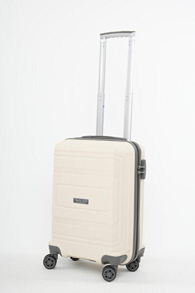 Travel POLO 3'lü Valiz Seti Kırılmaz Krem Gri 1017