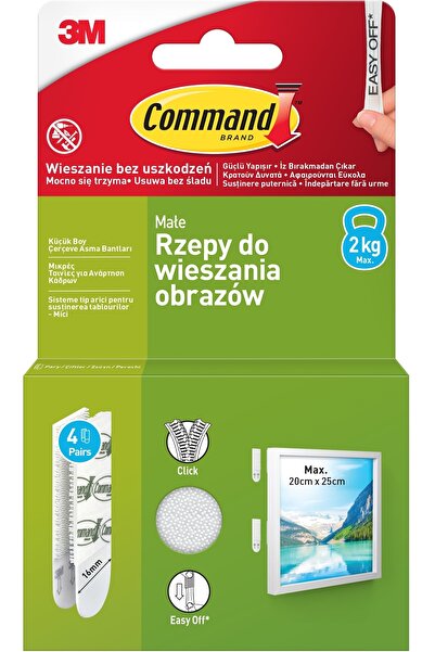 3M Sistem tip arici sustinere tablouri 4 seturi mici Command