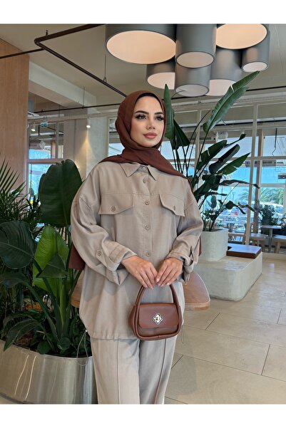 NİSUM MODA Σετ Modal με πουκάμισο