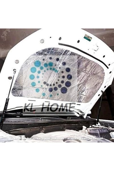KL HOME 9 Mm 100x150 Oto-Karavan Kaput Altı Folyolu Kendinden Yapışkanlı Kaucuk Ses Yalıtım