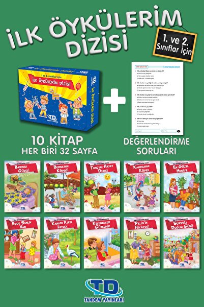 Tandem Yayınları 1. Ve 2. Sınıf Sınıf Ilk Öykülerim Dizisi 10 Kitap(kutulu)