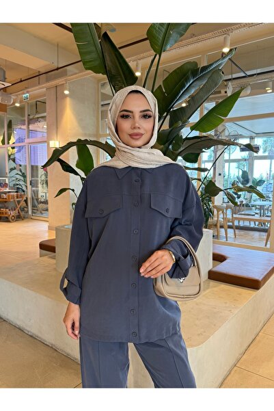 NİSUM MODA Σετ Modal με πουκάμισο