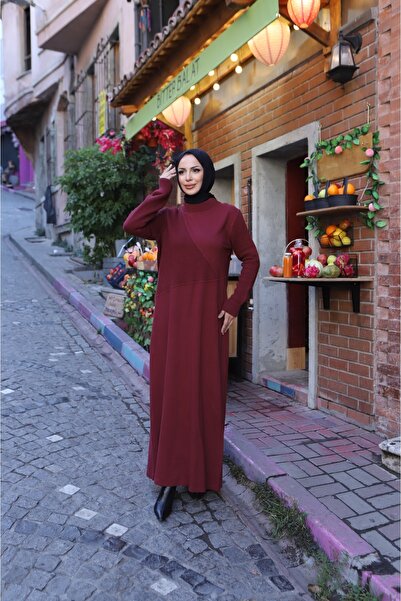 NİSUM MODA İki İplik Triko Elbise