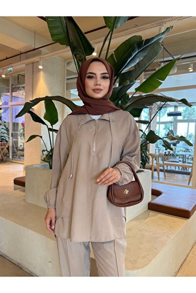 NİSUM MODA Σετ Modal με φερμουάρ