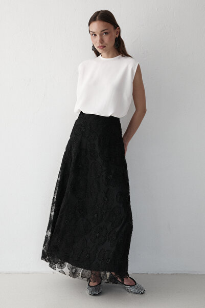 Melike Tatar Κεντημένη φούστα 32-3542