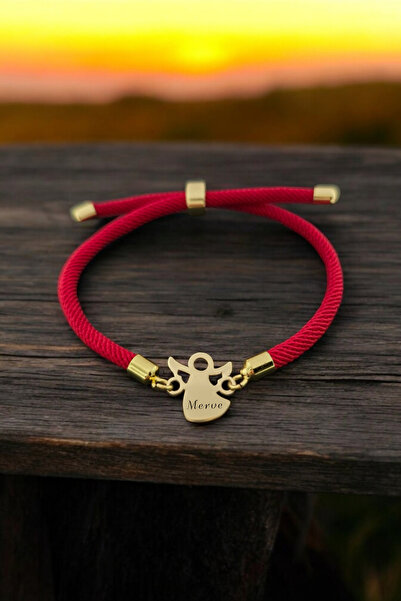 ARCHINO GOLD 14 Ayar Plakalı Altın Bayanlar İçin Mevlana Figürlü Örgü İpli İs...