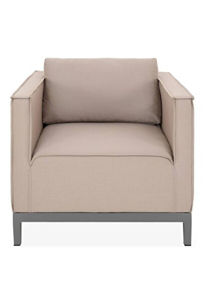 Maison Mex Fotoliu de grădină/terasă, EON, 85 x 78 x 67 cm, negru/maro