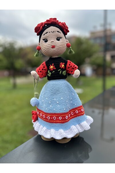 Dream Frida Kahlo Amigurumi el yapımı bebek