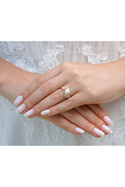 İLK İNCİ TAKI Gerçek Doğal Gold Renk İnci Set – ST0105