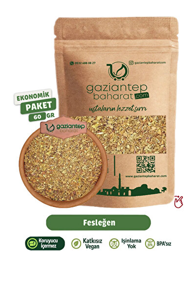 Gaziantep Baharat Fesleğen 60gr - Doğal Ve Taze Baharat