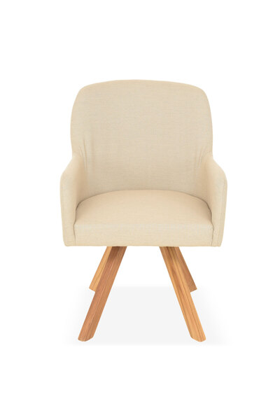 Maison Mex Set 2 garden/terrace chairs, ELIZE, 64 x 61 x 80cm, /beige