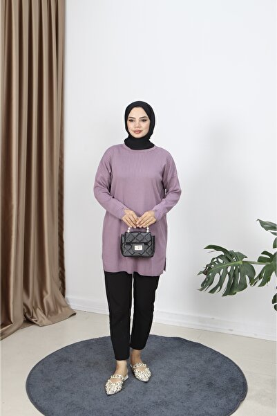 NİSUM MODA Venezi̇A Fi̇Ti̇Lli̇ Tuni̇K