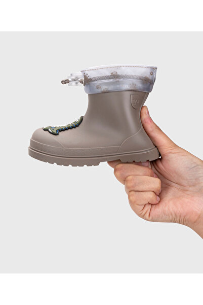 IGOR W10323-050 Mendi Dino Çocuk Yağmur Botu Kahverengi/Tupe